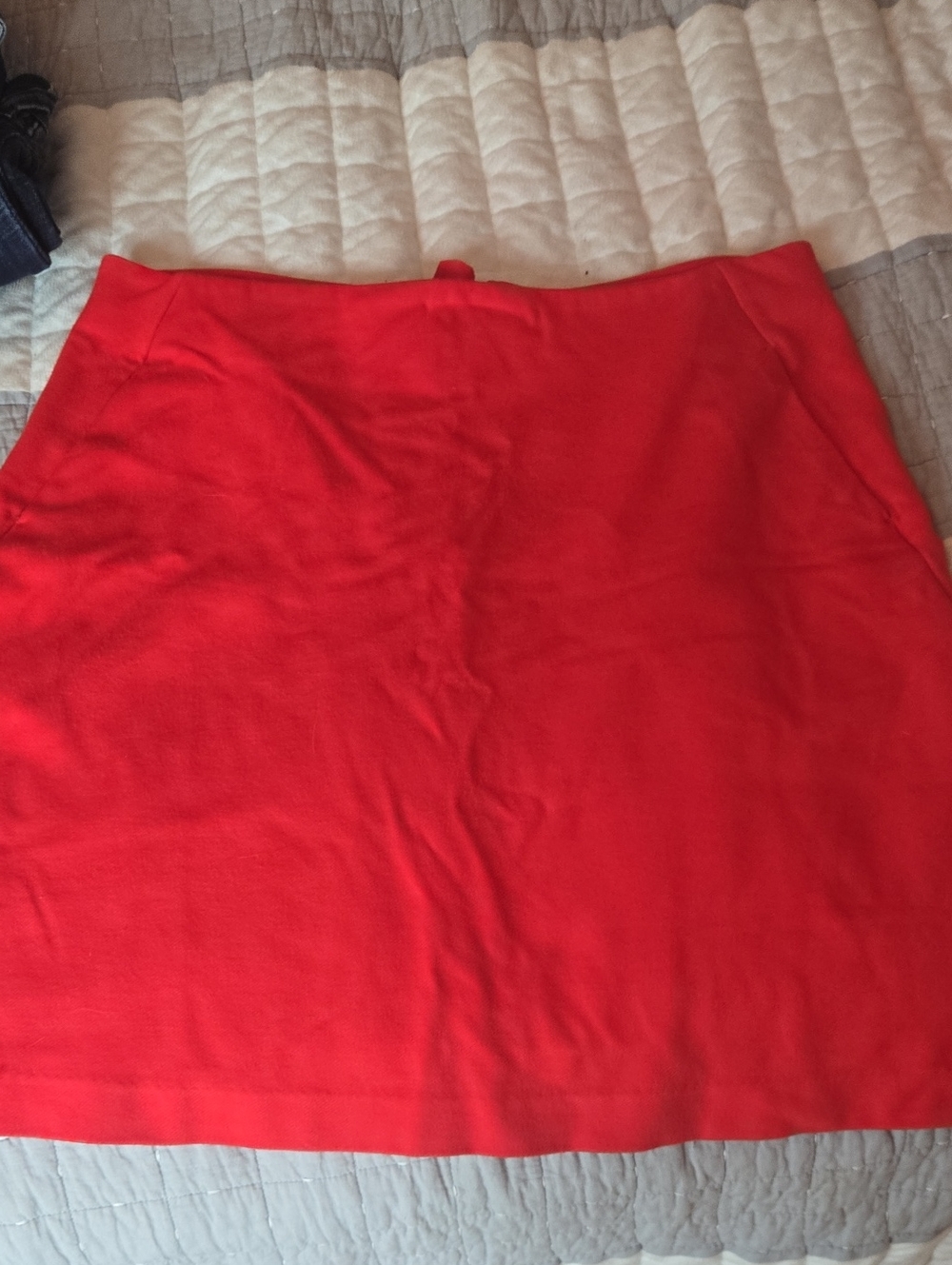 CAbi Red A Line Mini Skirt